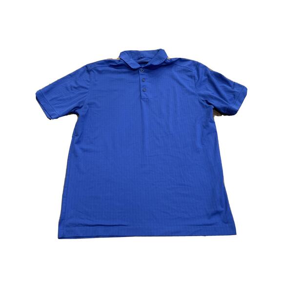 Nike Golf Tour Performance Mens Blue Drifit Short Sleeve Shirt Size M MEDIUM - Picture 1 of 9